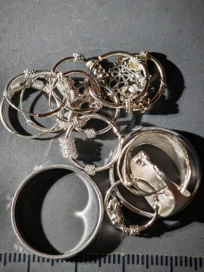 114期新疆红钱粟特钱币丝路钱币专场 - 5 镀银饰品