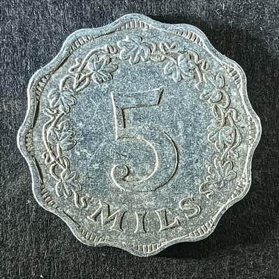 逸泉钱币2026第十四场世界各国散币纪念币A1214-1613 - 1272 马尔他5米尔