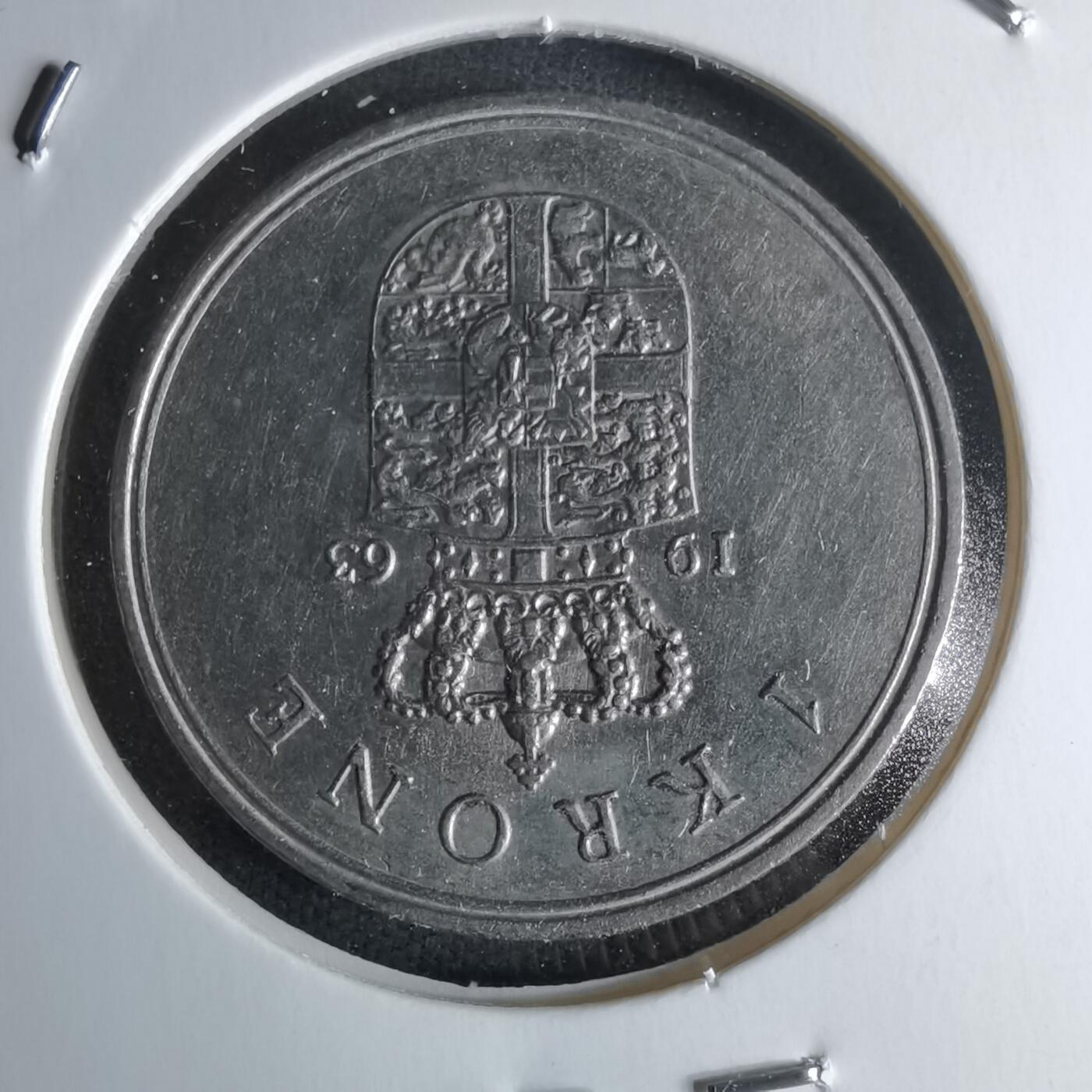 沼泽如烟--第979场 丹麦1963年1克朗