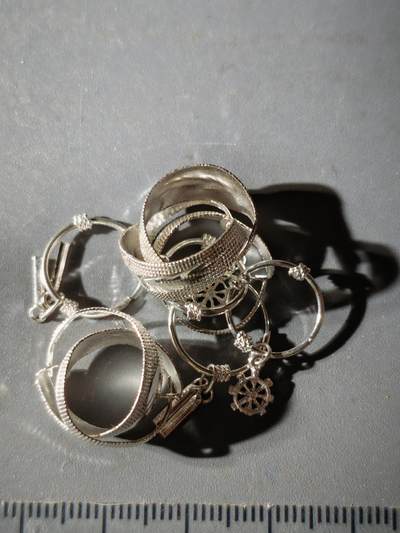 114期新疆红钱粟特钱币丝路钱币专场 - 7 镀银饰品