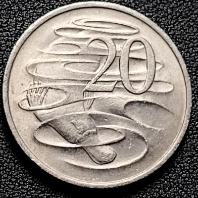泉币菌-第178场- 精品福利场 - 鸭嘴兽 澳大利亚20分硬币 直径28MM 1976