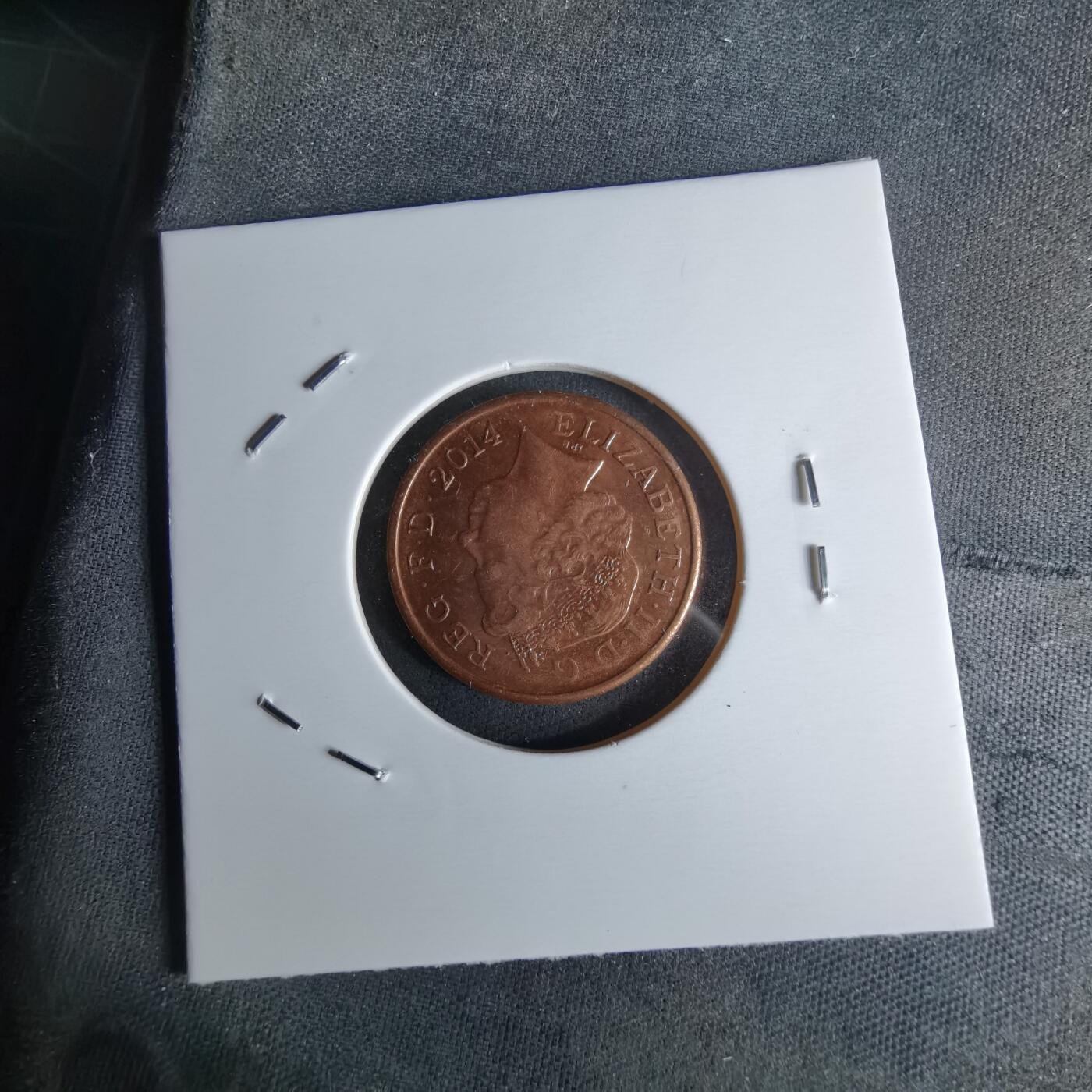 沼泽如烟--第979场 英国2014年1便士