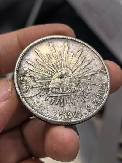 博洋堂世界钱币拍卖第159期（全场包邮） - 墨西哥1901ZS FZ好版直边鹰洋 没戳
