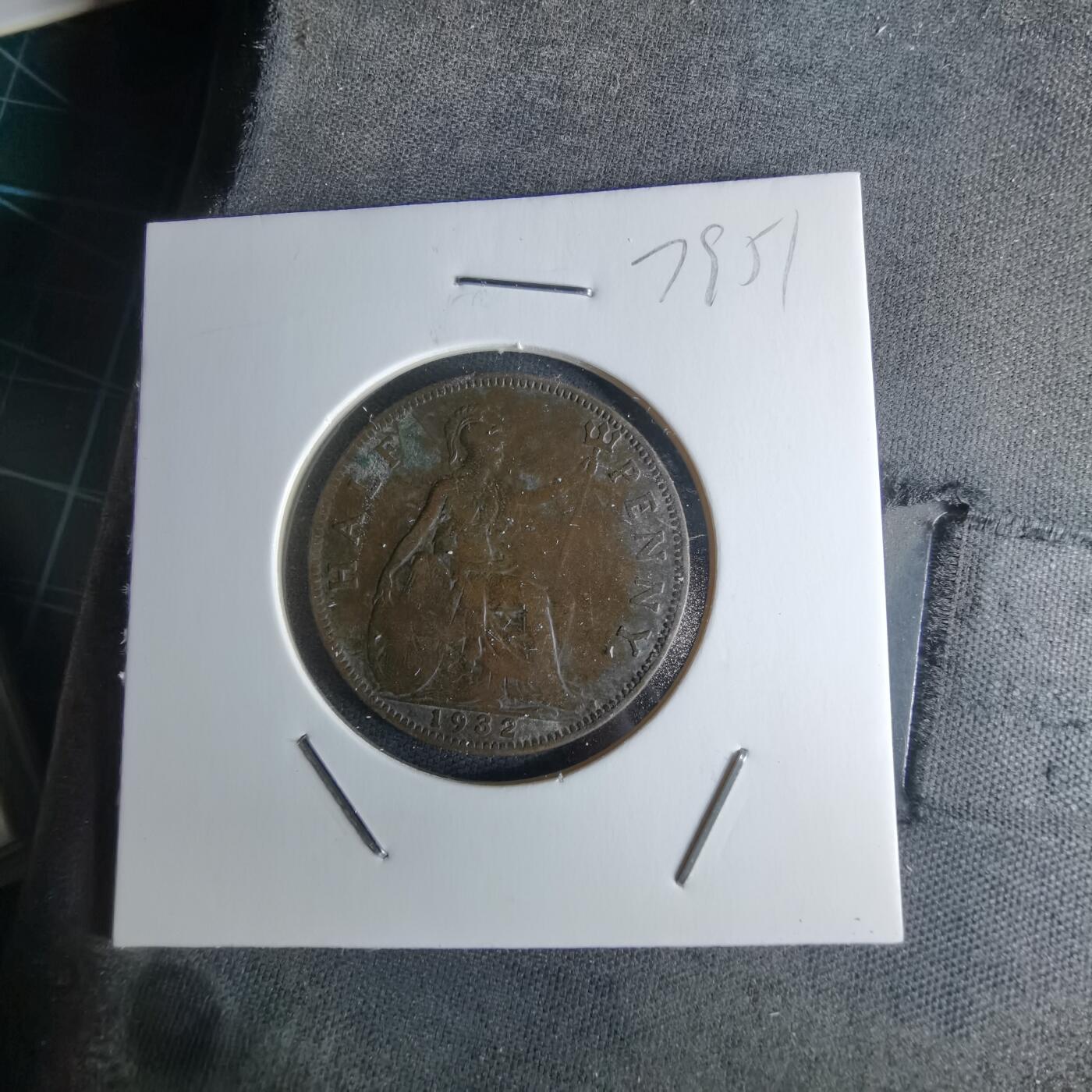 沼泽如烟--第979场 英国1932年半便士