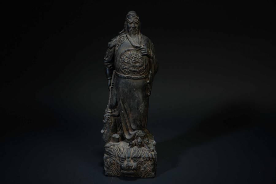 上海都达杂项专场十二（全场包邮】 石雕关公摆件83-86