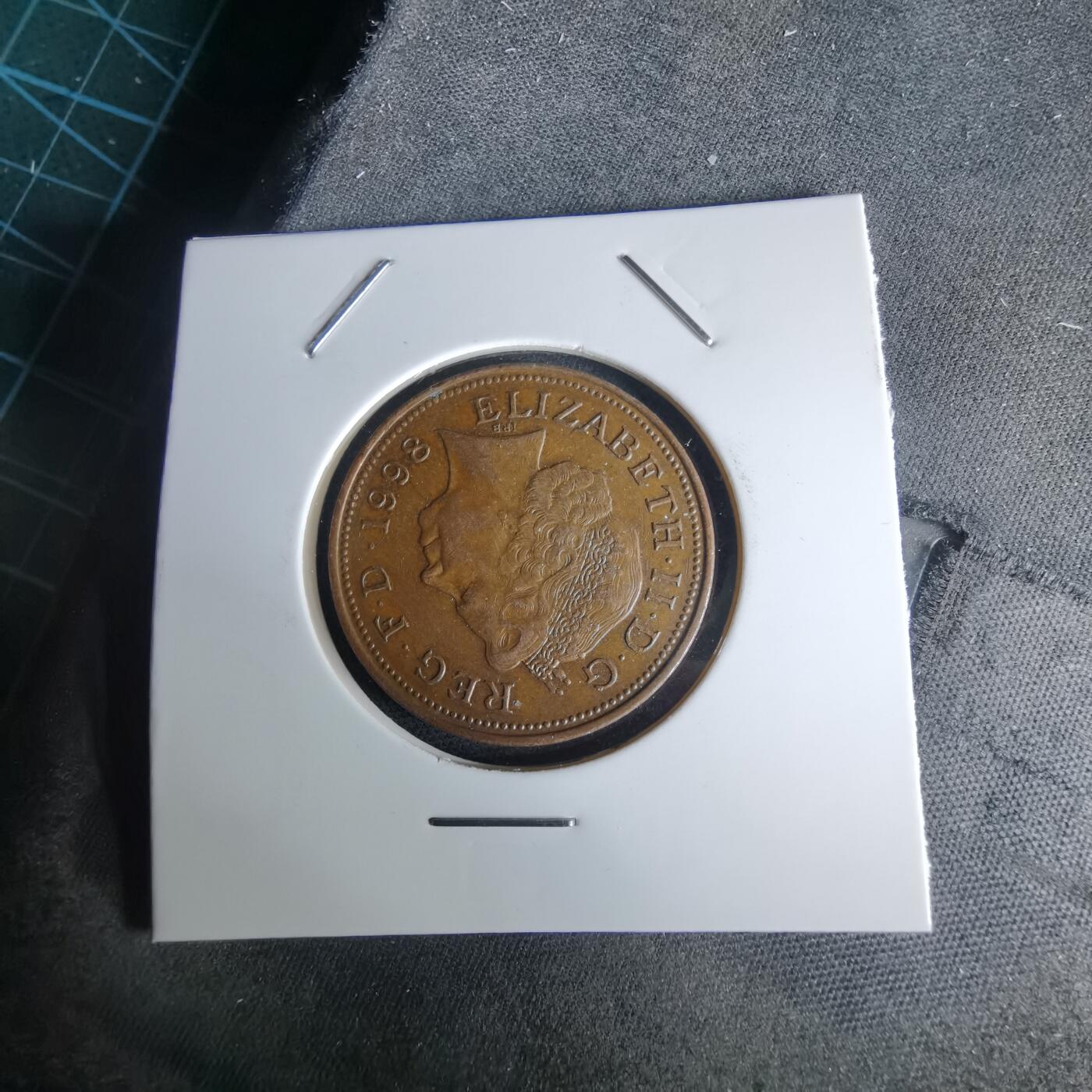 沼泽如烟--第980场 英国1998年二便士