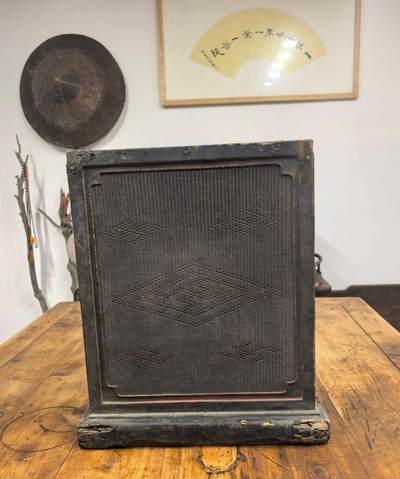 明代清早徽工大漆竹丝书箱