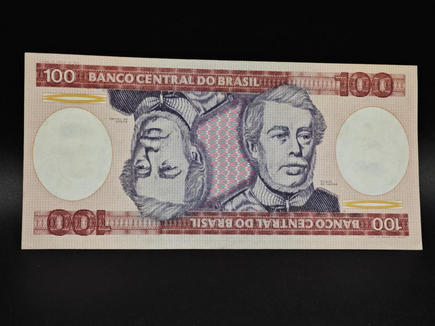 【淘币小摊】实时拍第八百五十六拍   无佣金福利纸币场   满百包邮可预留二周 每周一统一发货   巴西100克鲁塞罗纸币【有折】