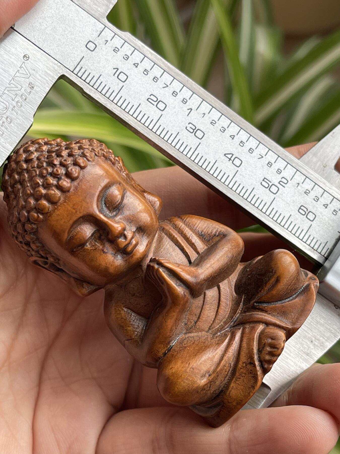 喵了个咪的第三期木器杂项小摆件拍卖 黄杨木佛