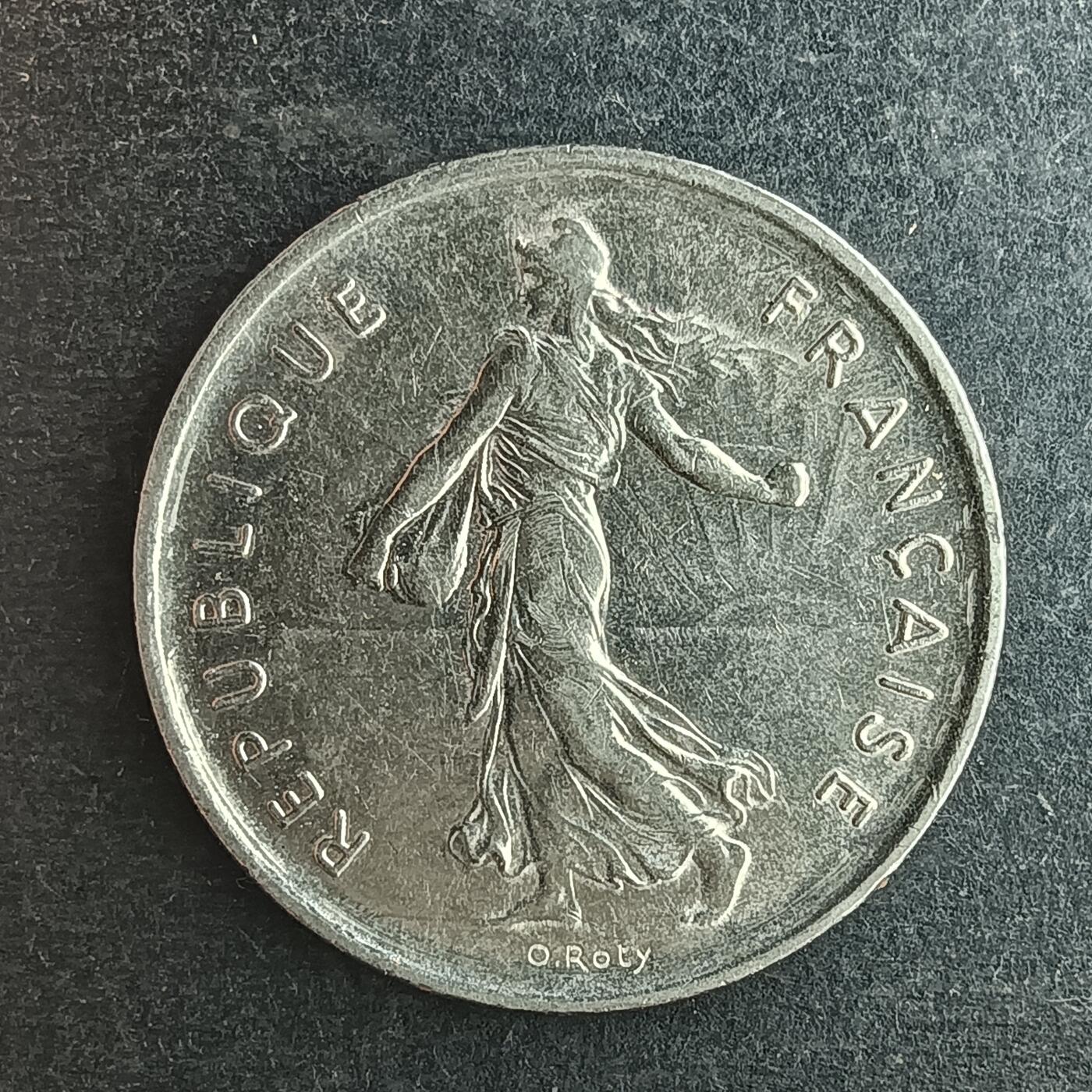 逸泉钱币2026第十四场世界各国散币纪念币A1214-1613 1457 法国播种女神5法郎