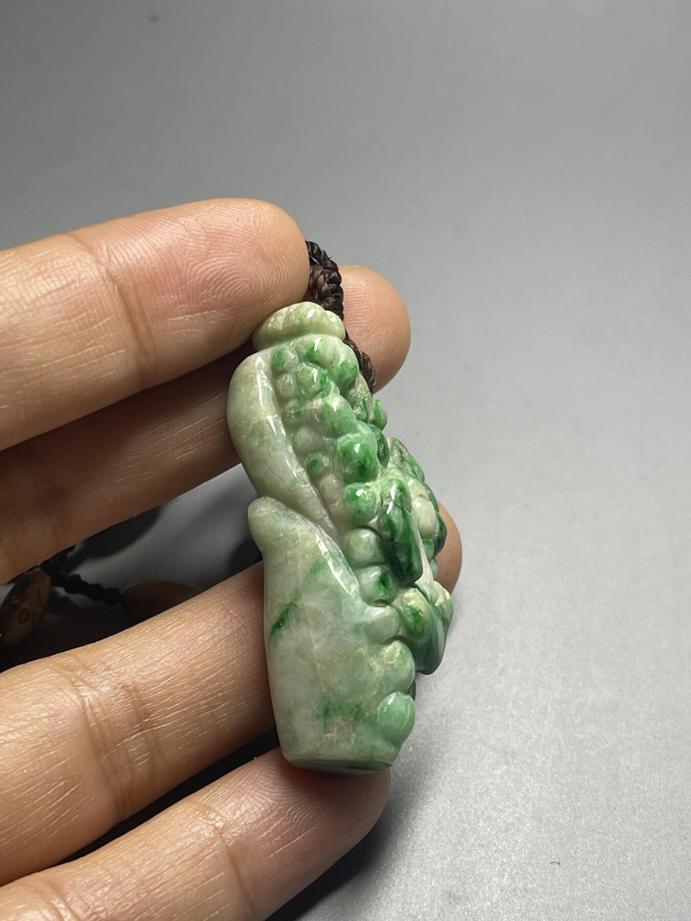 喵了个咪的第二期玉器杂项拍卖 天然翡翠挂件