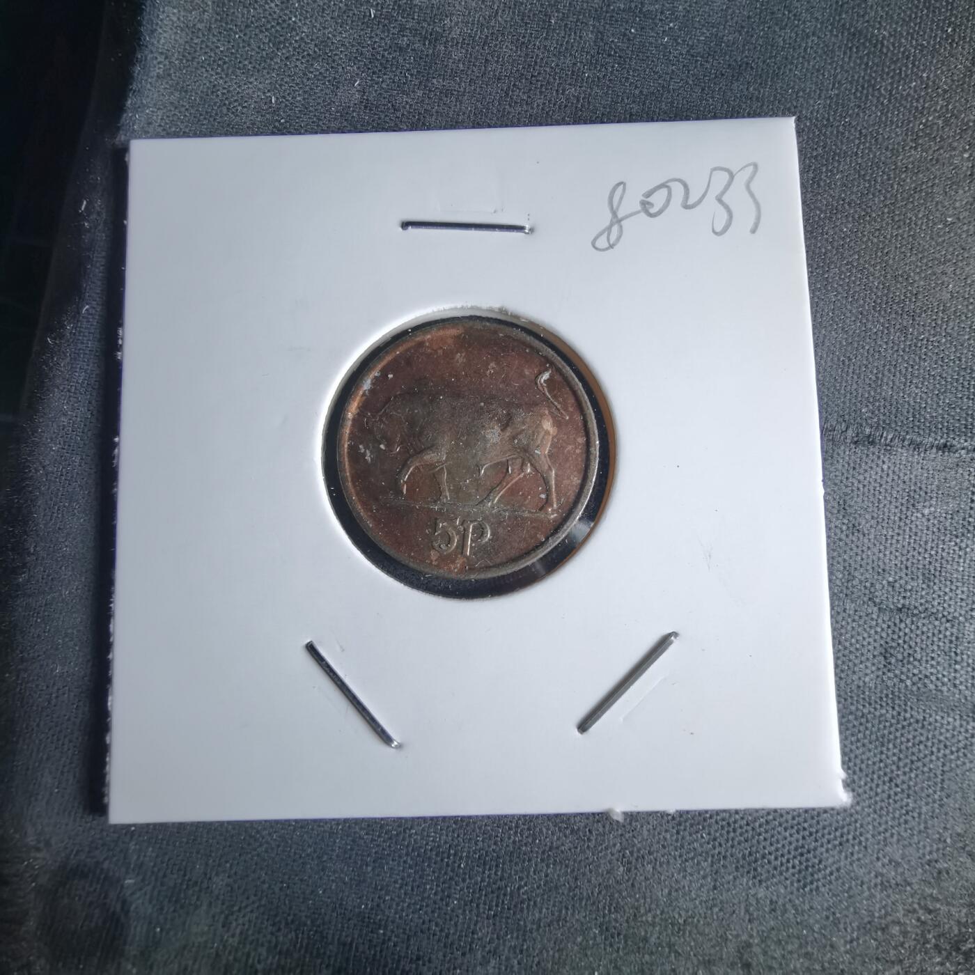 沼泽如烟--第980场 爱尔兰1993年5便士