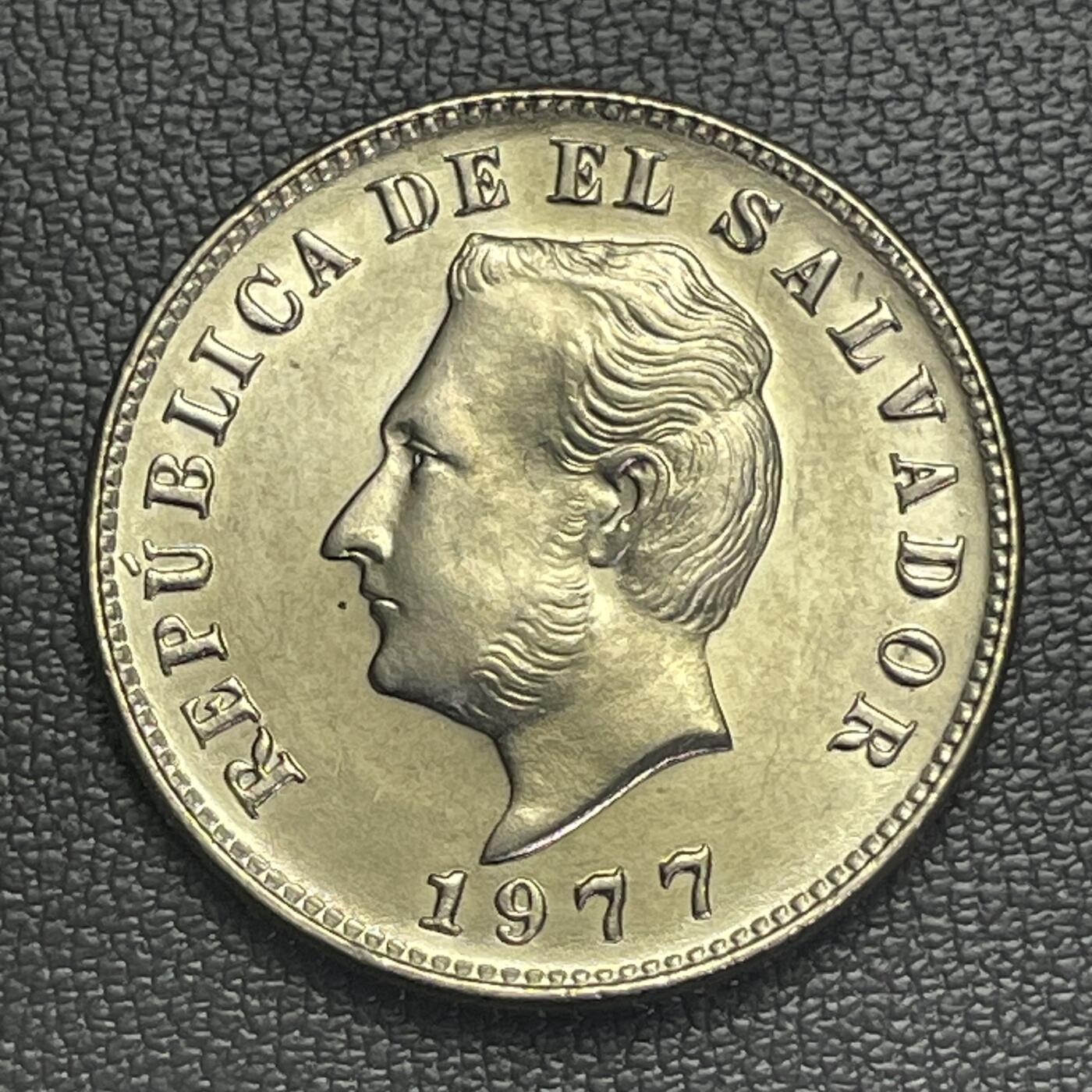 回流0201 全新萨尔瓦多1977年5分