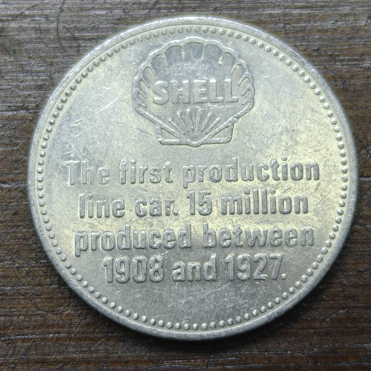 【铜匠收藏】★第143★散币专场 不寄存，30包邮。不满30元，支付5元运费。《接受代拍 代送NGC评级》 4【无寄存】SHELL 代币一枚