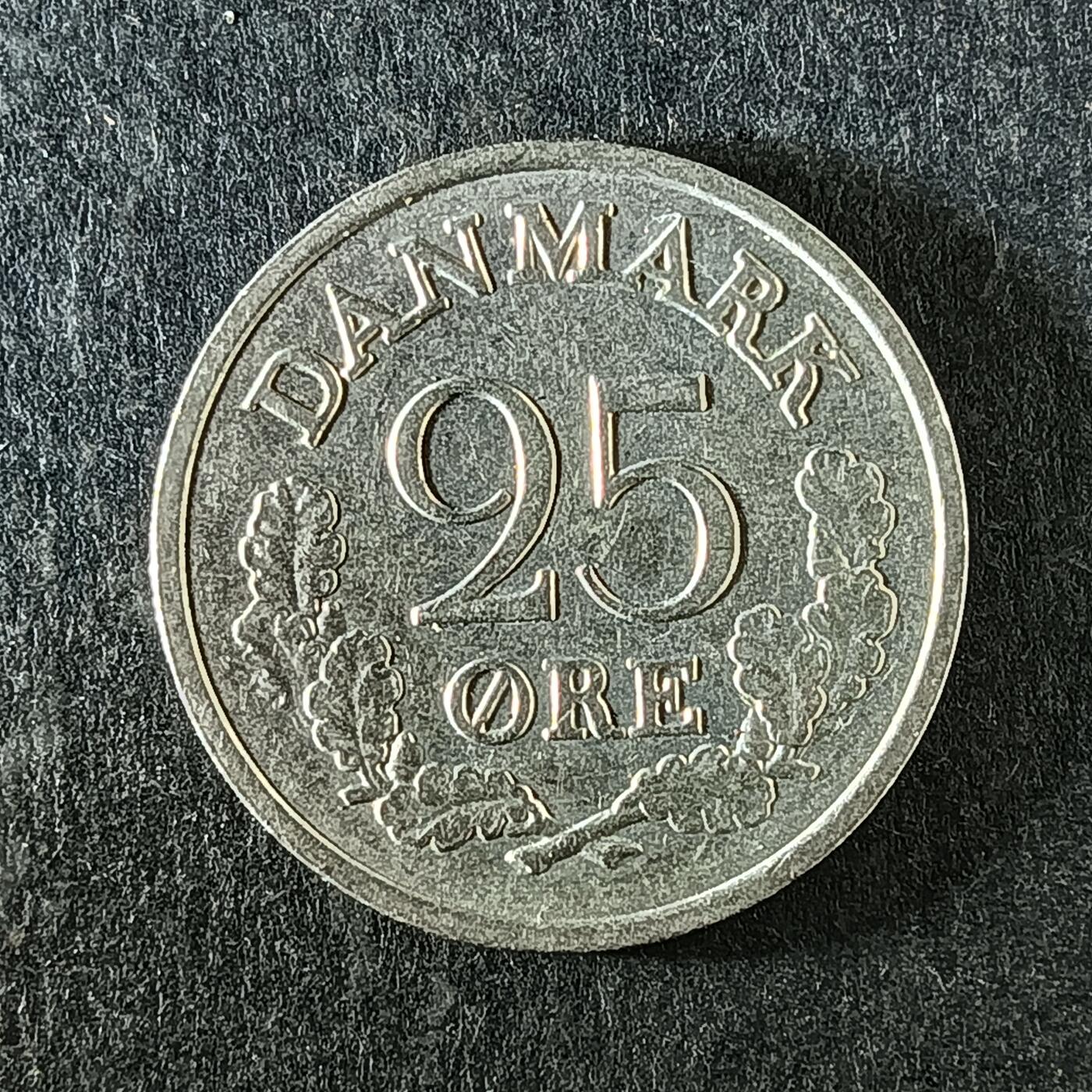 逸泉钱币2026第十四场世界各国散币纪念币A1214-1613 1392 丹麦25欧尔