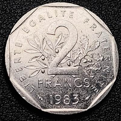 泉币菌-第179场- 精品福利场 - 法国2法郎播种女神 26.5mm 欧洲币