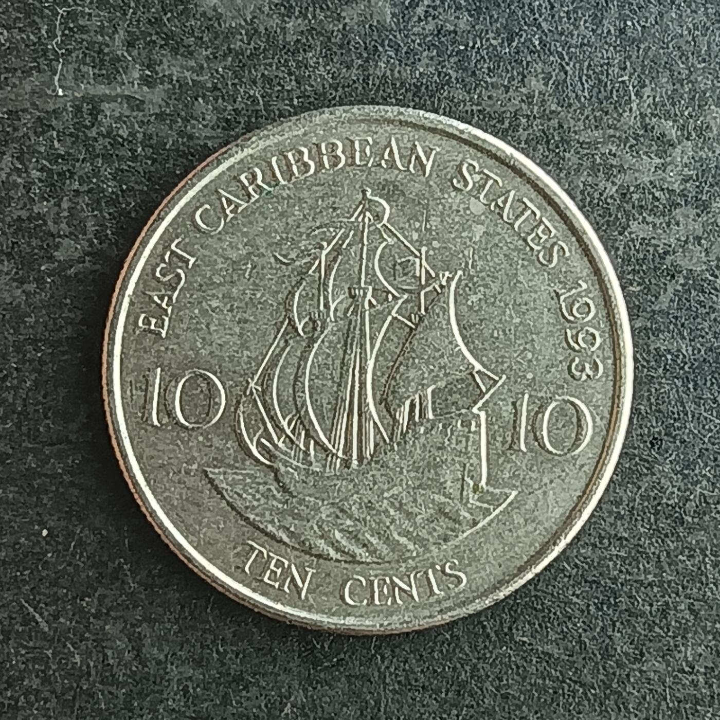 逸泉钱币2026第十四场世界各国散币纪念币A1214-1613 1443 东加勒比10分