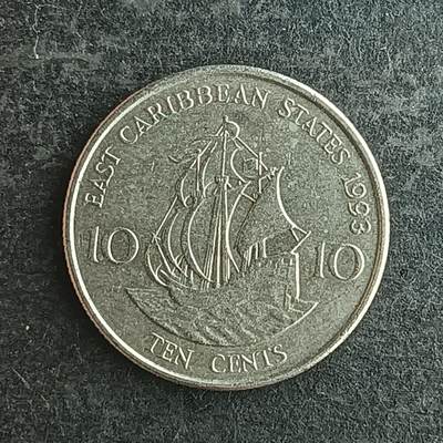 逸泉钱币2026第十四场世界各国散币纪念币A1214-1613 - 1443 东加勒比10分