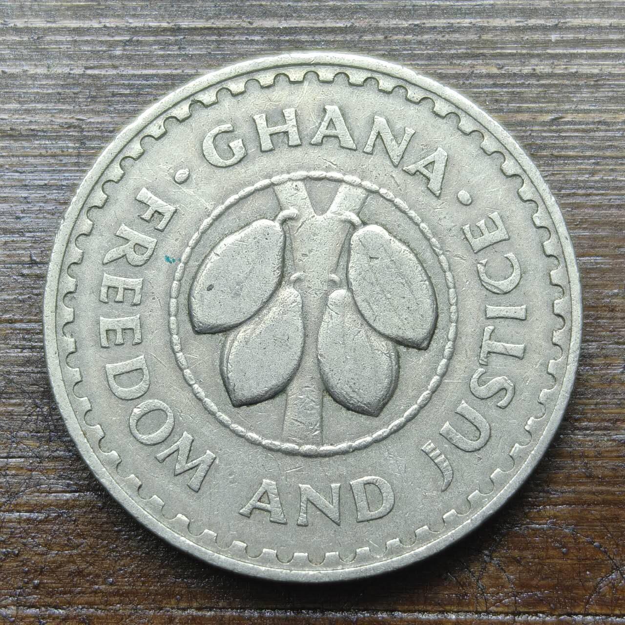 【铜匠收藏】★第142★散币专场 不寄存，30包邮。不满30元，支付5元运费。《接受代拍 代送NGC评级》 89【无寄存】加纳 1967年 20比塞瓦