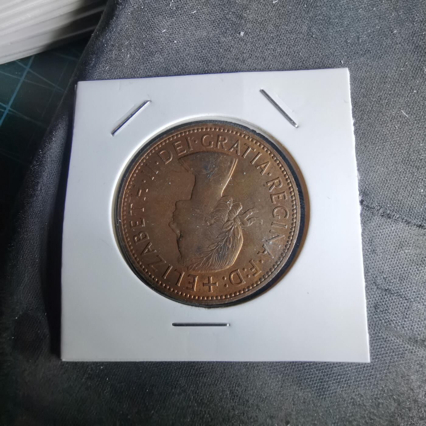 沼泽如烟--第980场 英国1962年1便士