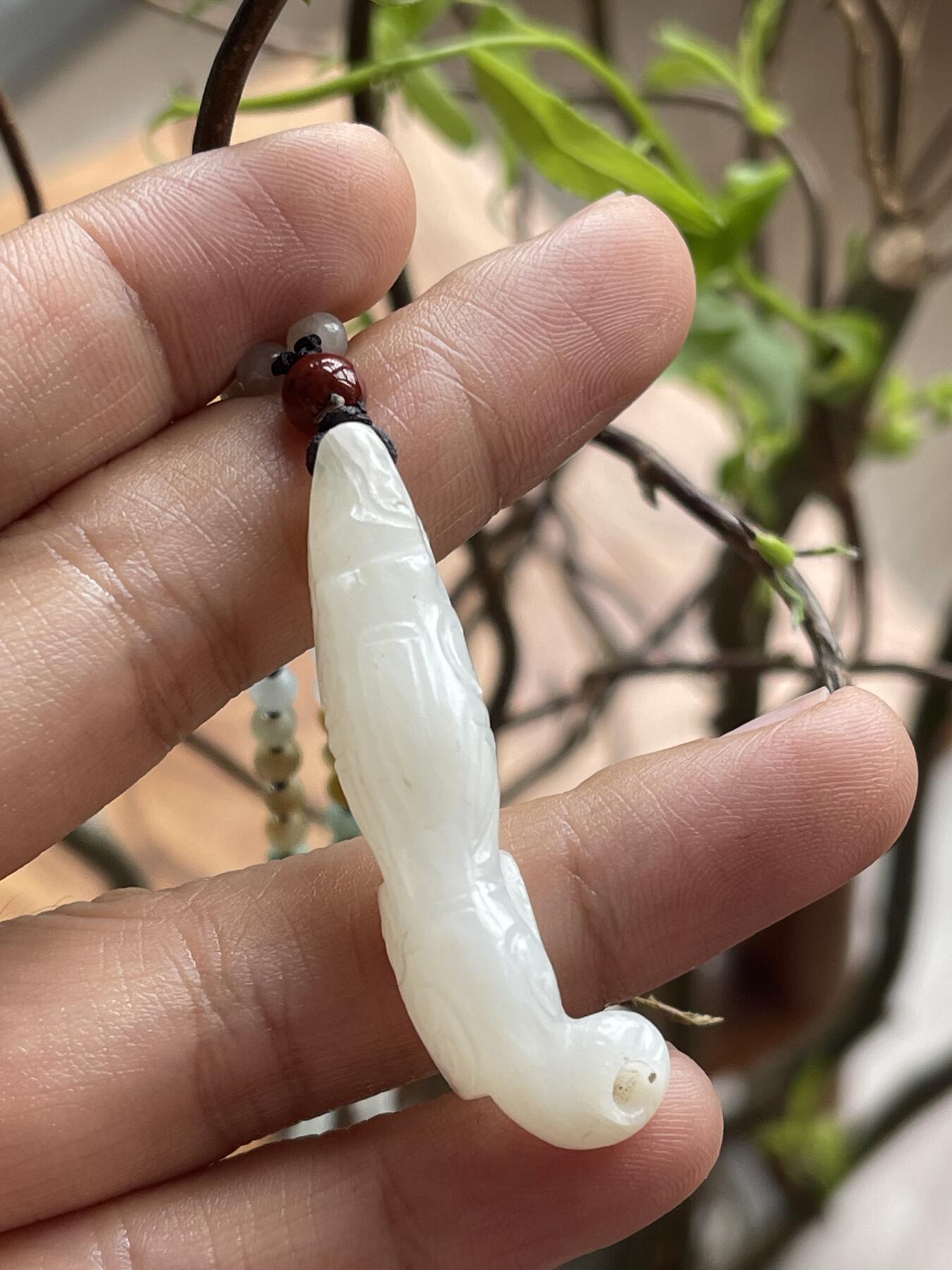 喵了个咪的第二期玉器杂项拍卖 和田玉螭龙