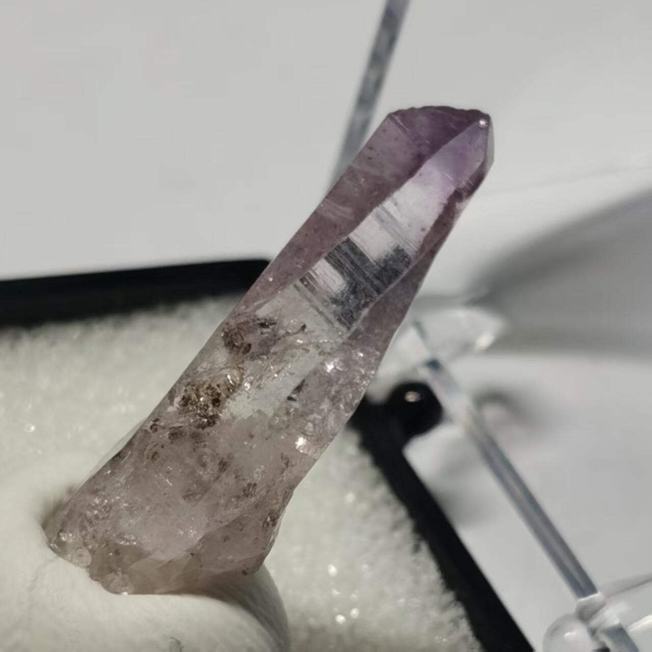 七河·世界币章矿标杂件每周小拍（总第36期）（周一结标） 藏家出品X674（3） 墨西哥克鲁兹水晶矿标 盒子矿 本件拍品由合作藏家负责邮寄