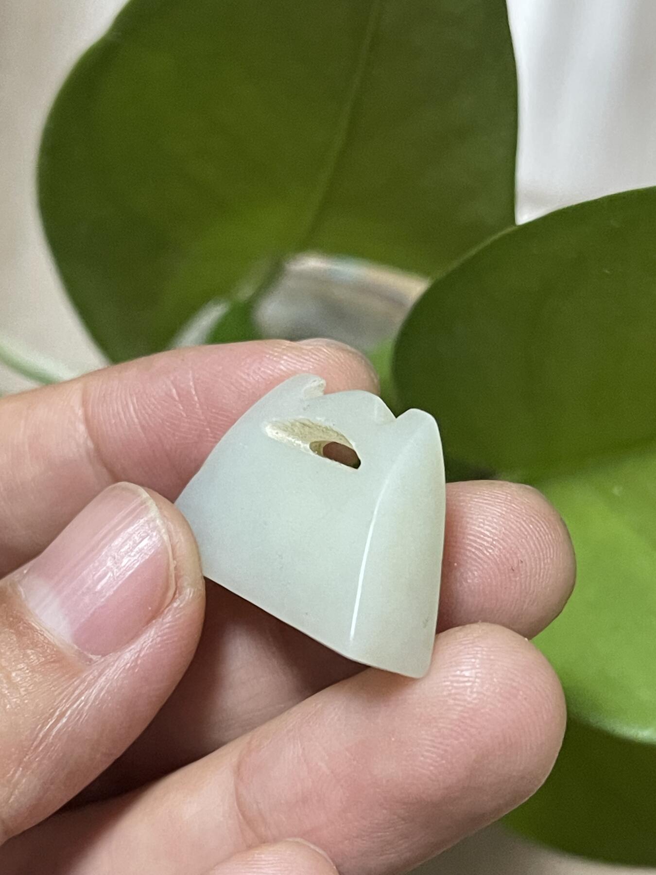 喵了个咪的第二期玉器杂项拍卖 和田玉平安锁