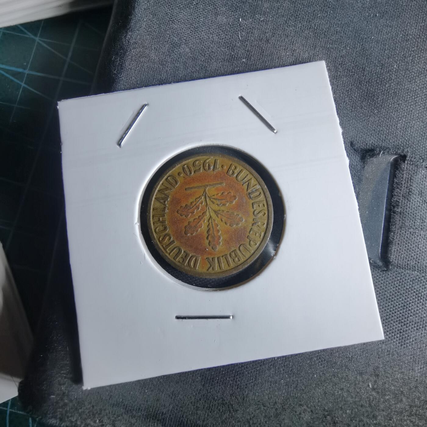 沼泽如烟--第980场 德国1950年10芬尼