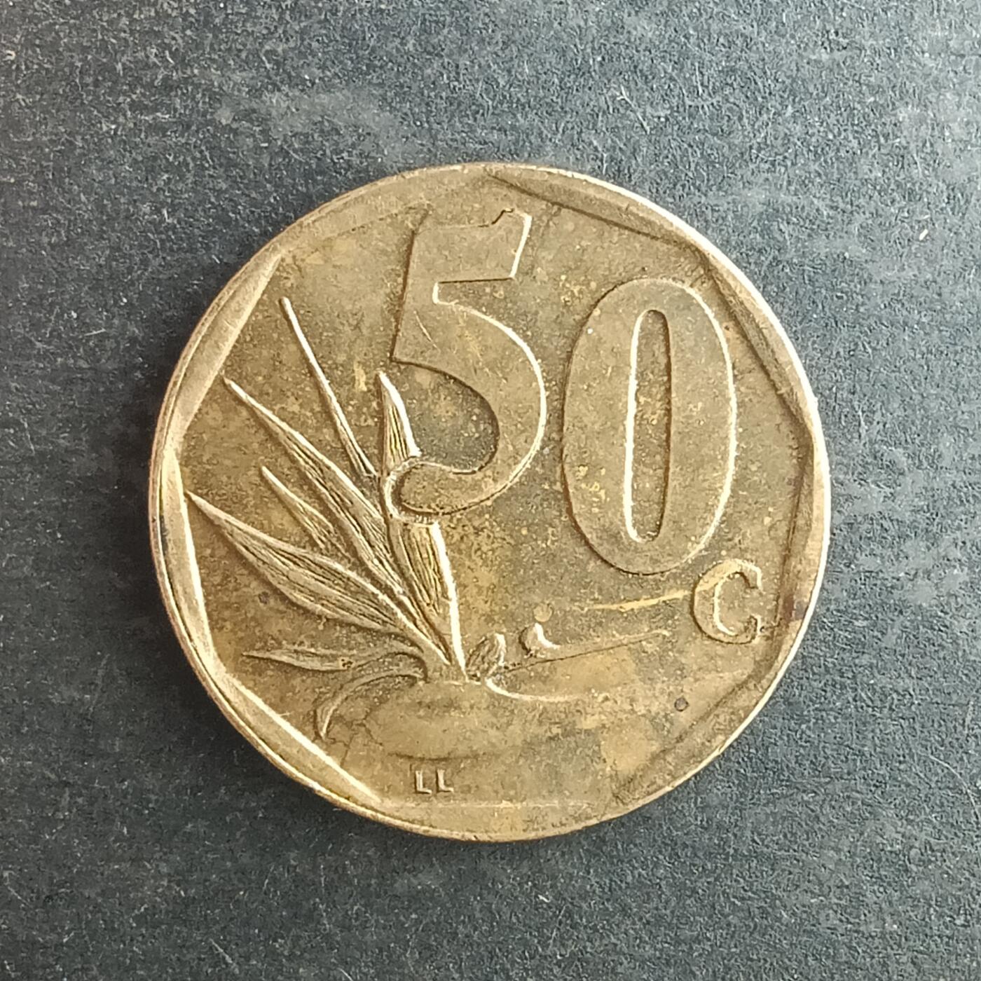 逸泉钱币2026第十四场世界各国散币纪念币A1214-1613 1474南非50分