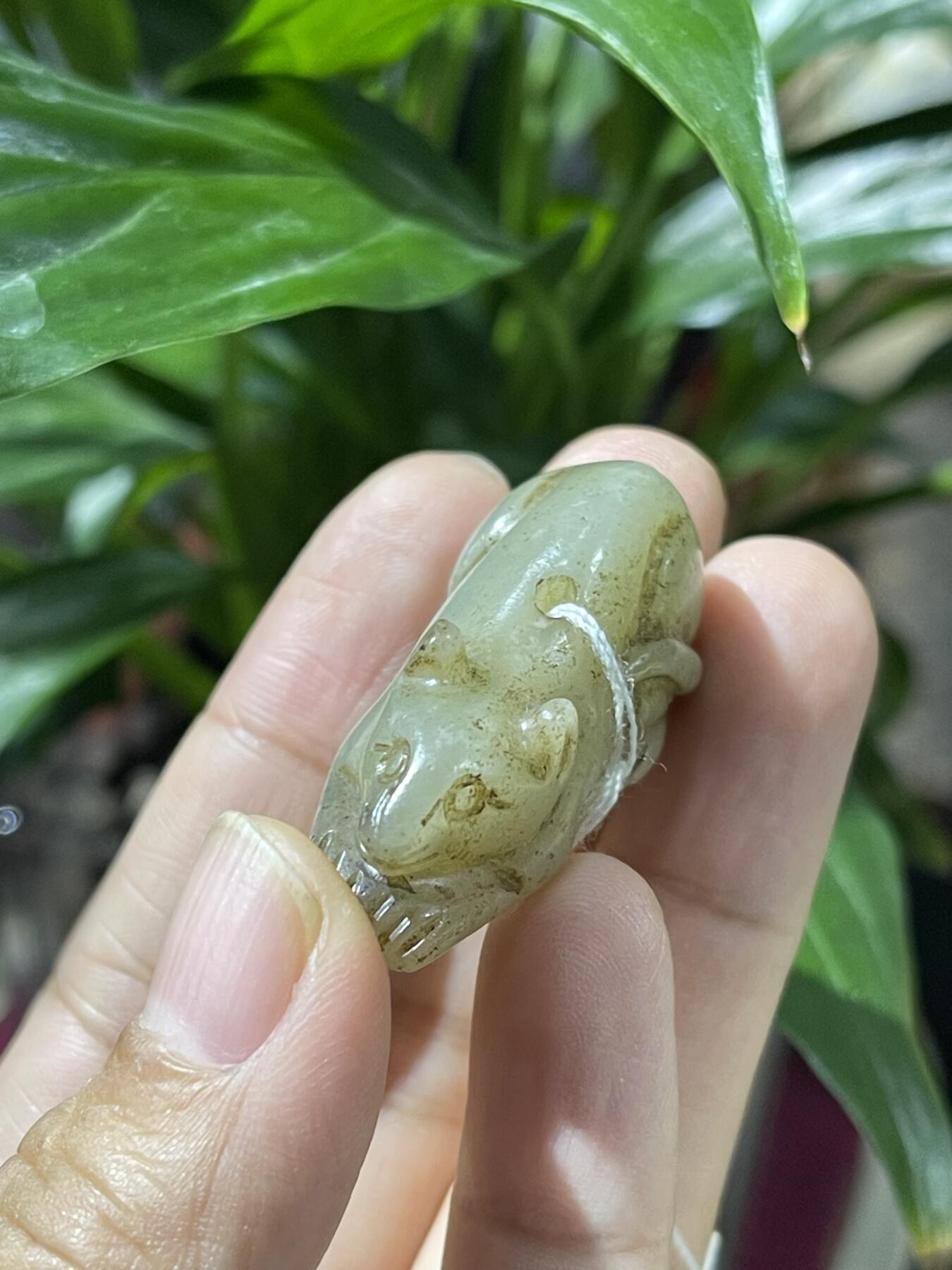 喵了个咪的第二期玉器杂项拍卖 和田玉老鼠