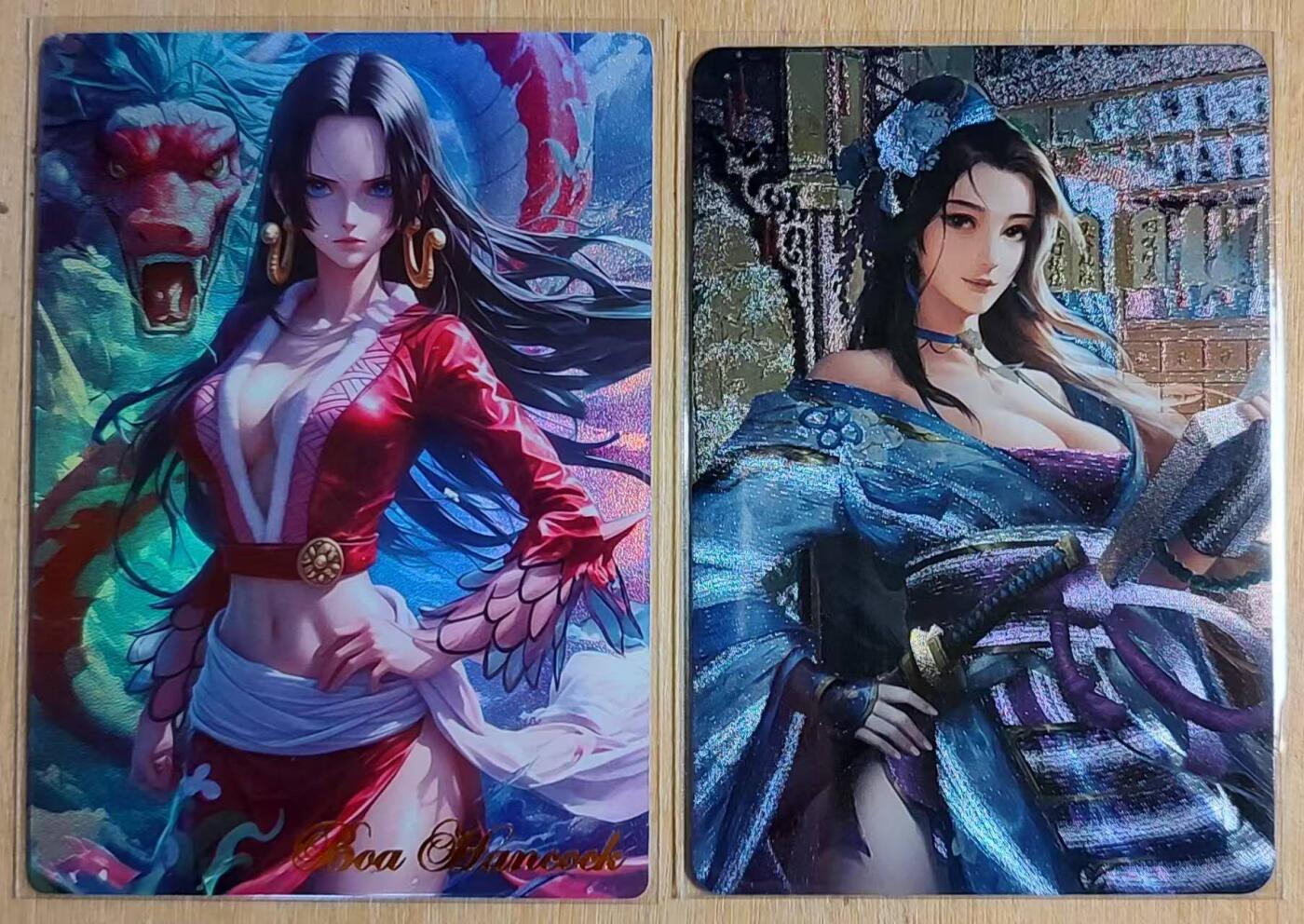 春节前倒数第二场！！龙虎卡牌-七四场（满200元包邮，无佣金，每周六结拍，欢迎送拍） 磨砂彩闪+粗闪 海贼王女帝+樊梨花