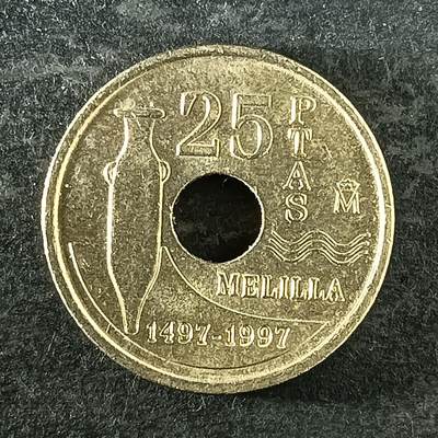 逸泉钱币2026第十四场世界各国散币纪念币A1214-1613 - 1439 西班牙25比赛塔