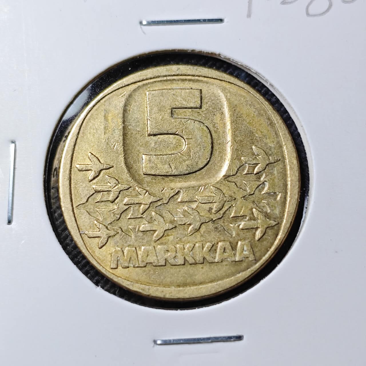 KK钱币收藏小铺  第390期  2月预留时间 周末发货  芬兰5马克破冰船