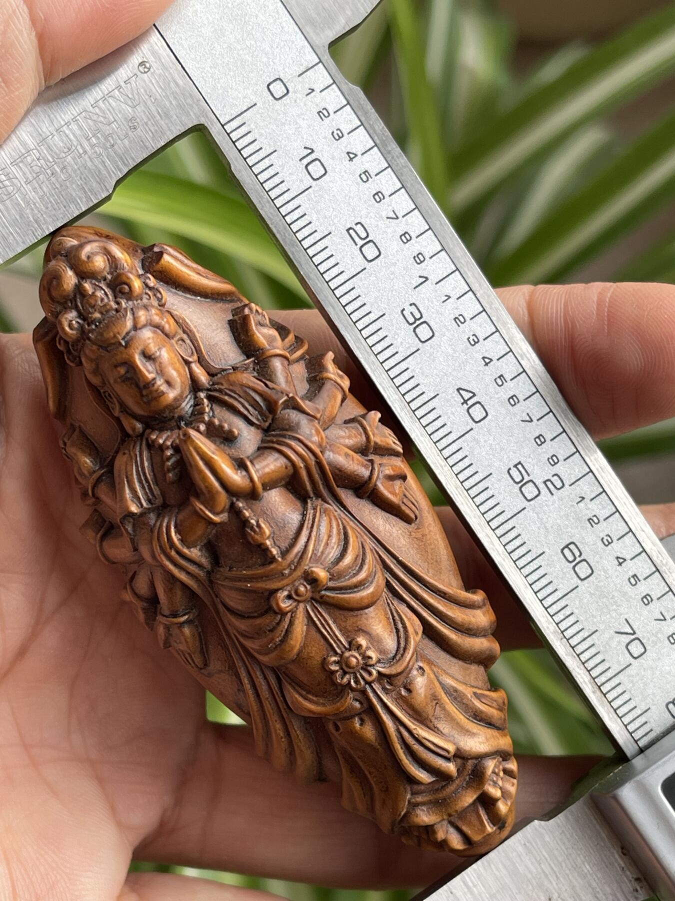 喵了个咪的第三期木器杂项小摆件拍卖 黄杨木千手观音