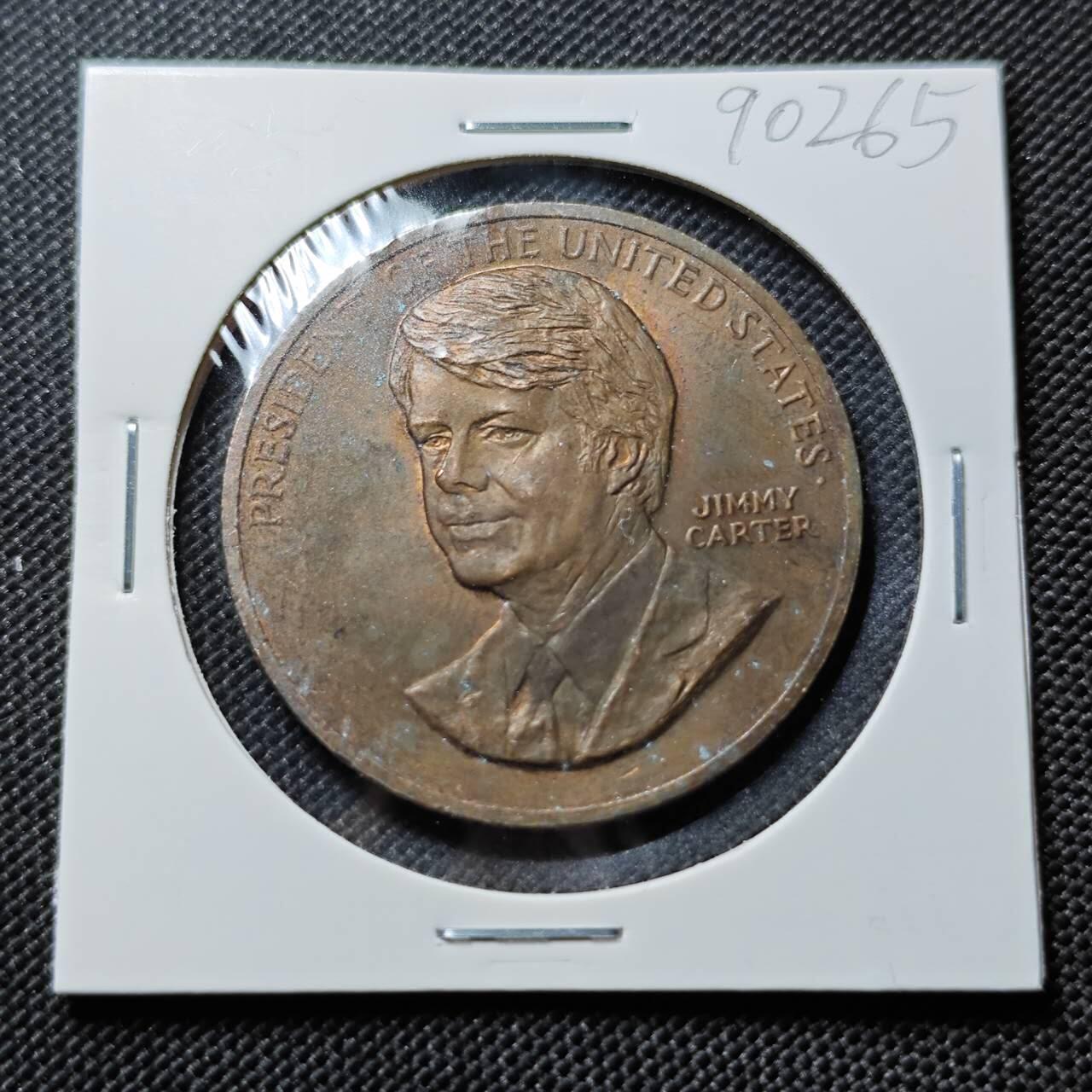 KK钱币收藏小铺  第390期  2月预留时间 周末发货  美国总统纪念铜章