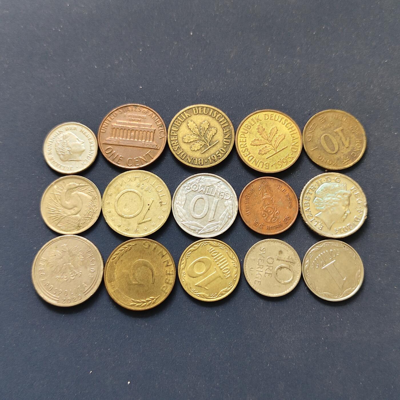 【全场包邮】纯粹捡漏拍498场-持续更新中 世界各国各年份散币P组-英国+德国+瑞典+乌克兰等