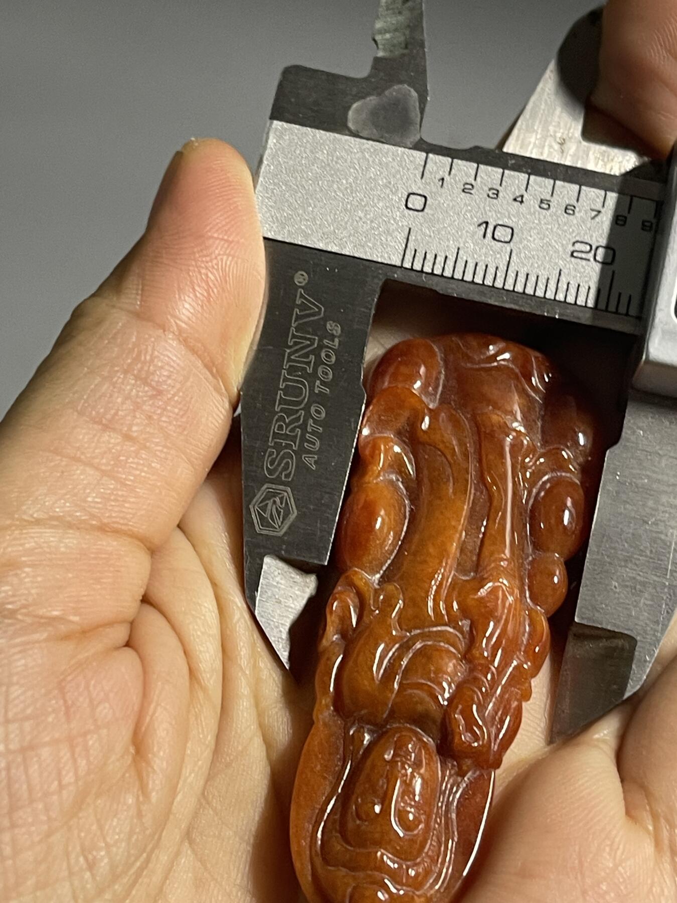 喵了个咪的第二期玉器杂项拍卖 天然红翡观音