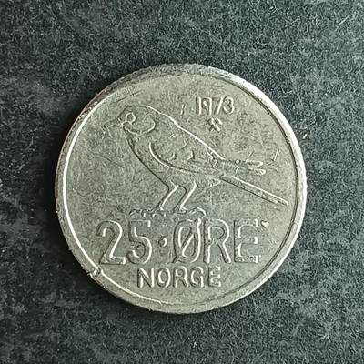 逸泉钱币2026第十四场世界各国散币纪念币A1214-1613 - 1572 挪威25欧尔