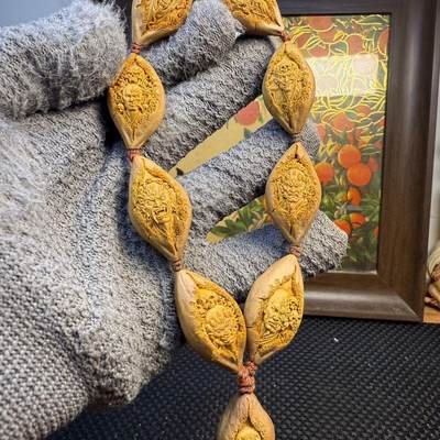 橄榄核雕 恶僧法相 - 橄榄核雕 恶僧法相