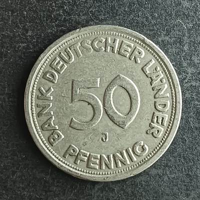 逸泉钱币2026第十四场世界各国散币纪念币A1214-1613 - 1539 联邦德国50分尼