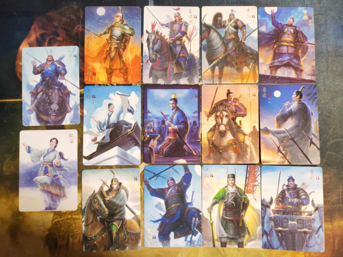 阳大大卡牌拍卖第97期（持续收拍品，周六晚上九点截拍，进群福利早知道） 燎原三国 龙骧虎跃 巴丁三国 14张普卡 图为参考