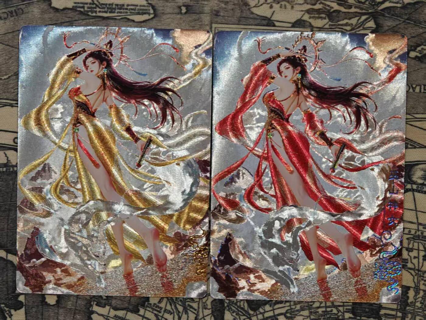 春节前倒数第二场！！龙虎卡牌-七四场（满200元包邮，无佣金，每周六结拍，欢迎送拍） 粗闪+冷烫粗闪 奇点 宗rich 玄灵谱 - 巫山