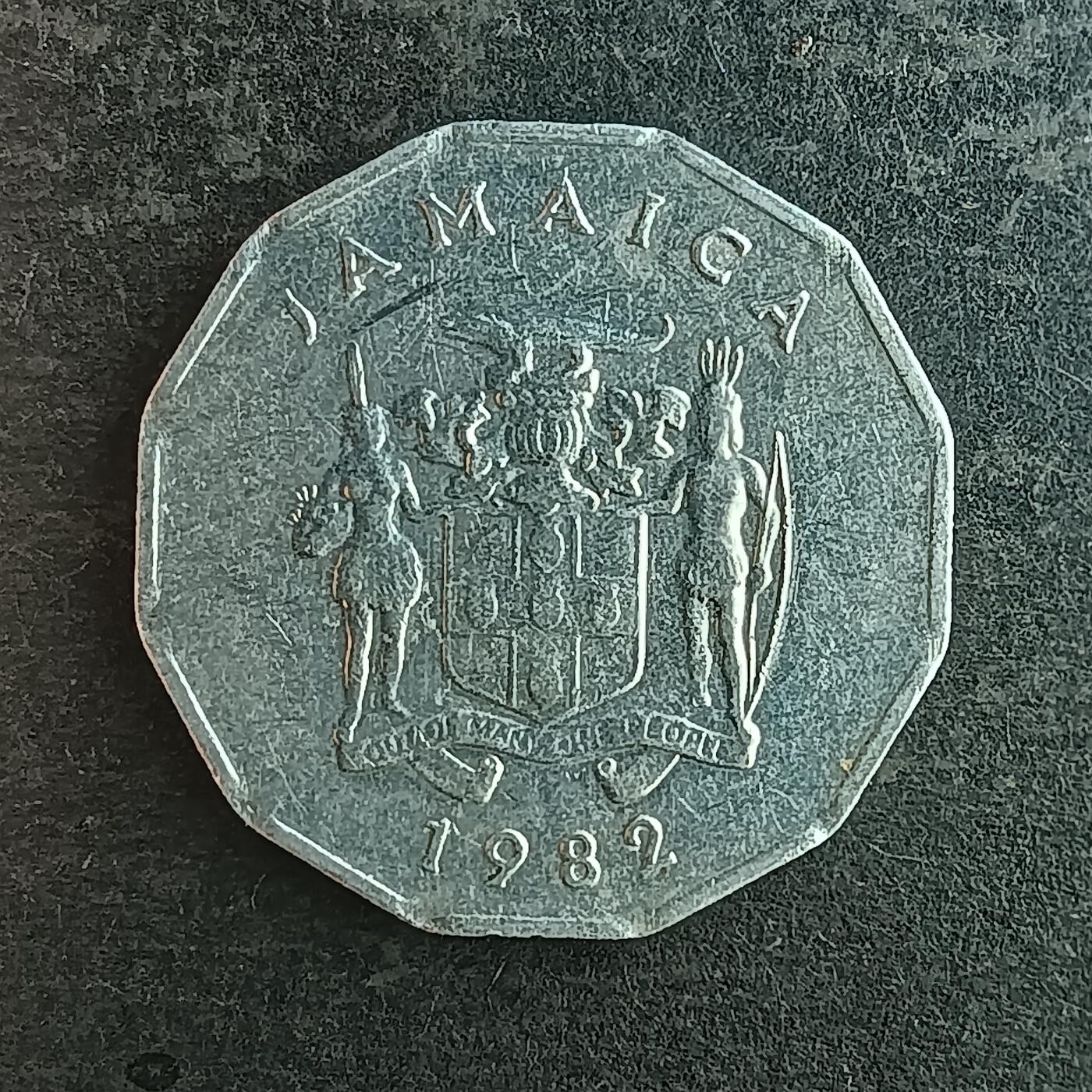 逸泉钱币2026第十四场世界各国散币纪念币A1214-1613 1512 牙买加1分异形币