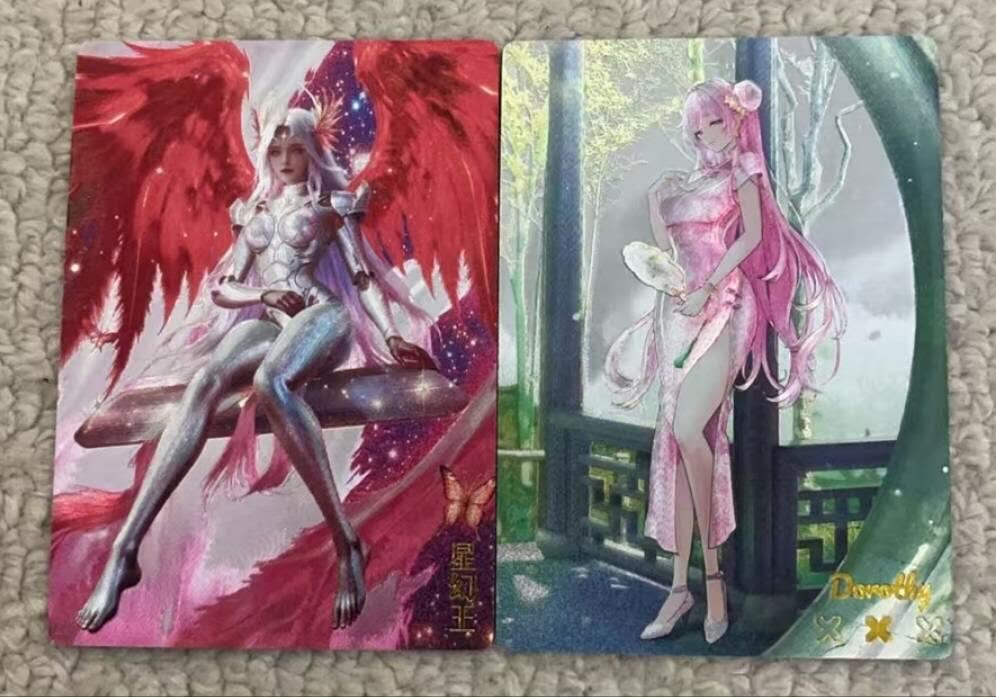 春节前倒数第二场！！龙虎卡牌-七四场（满200元包邮，无佣金，每周六结拍，欢迎送拍） 粗闪2张 奇点 星幻王&桃乐丝