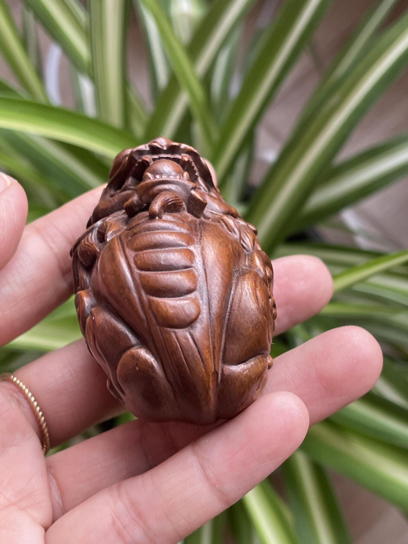 喵了个咪的第三期木器杂项小摆件拍卖 黄杨木貔貅