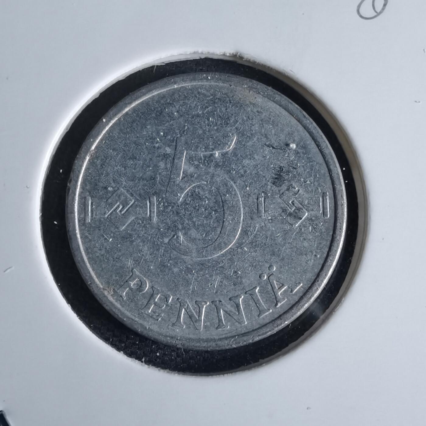 沼泽如烟--第980场 芬兰1983年5芬尼