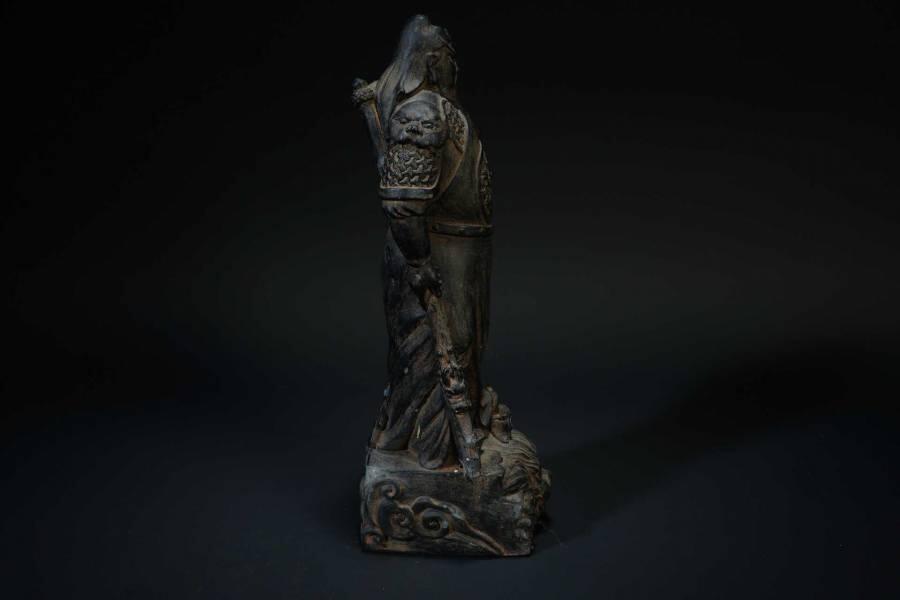 上海都达杂项专场十二（全场包邮】 石雕关公摆件83-86