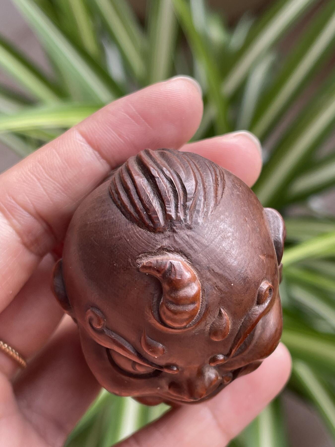 喵了个咪的第三期木器杂项小摆件拍卖 黄杨木手把件