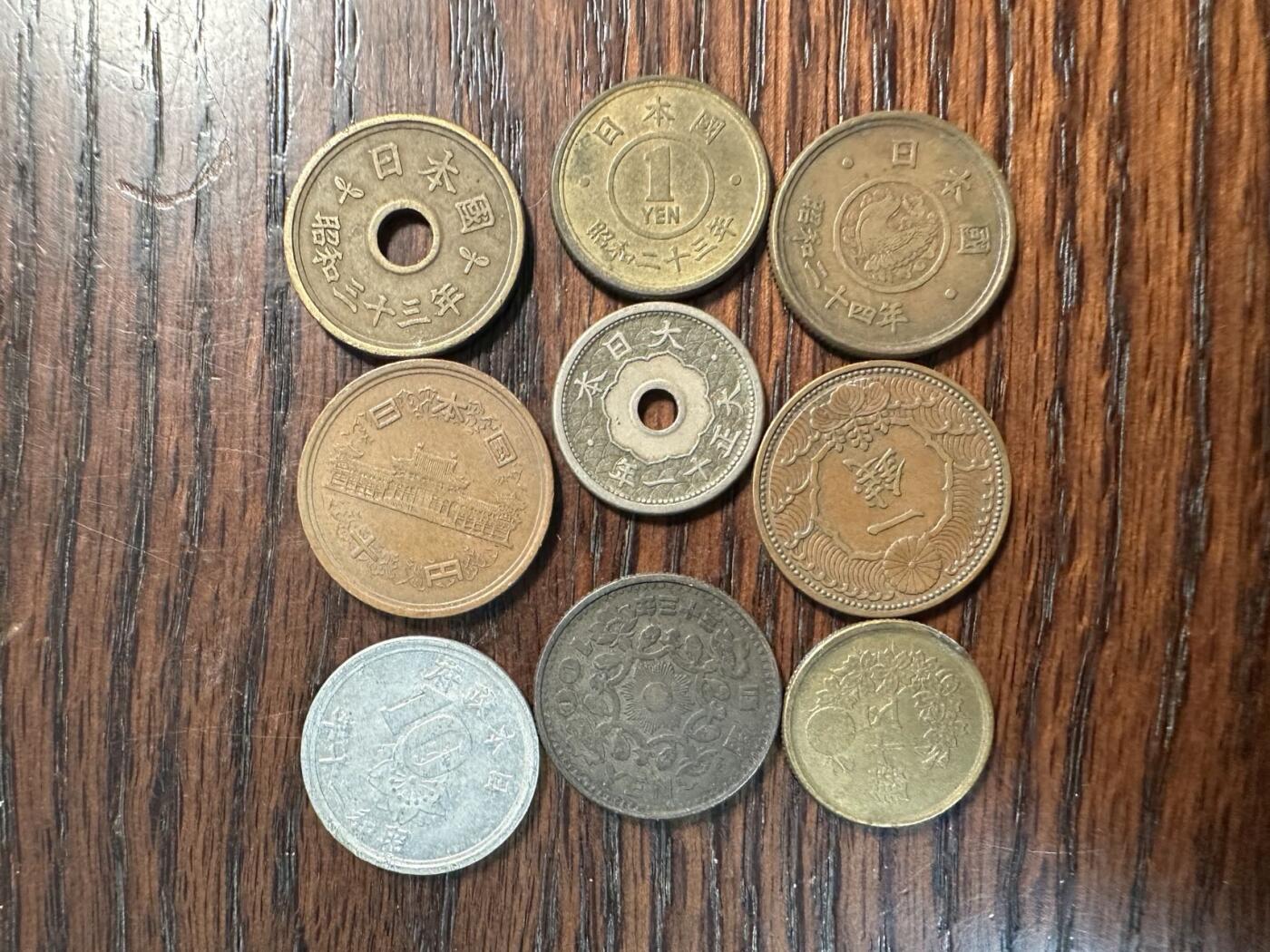 蒂克钱币-第58场 外国散币 奥运/博览会纪念章免佣限时拍 各时期 日本散币 9枚