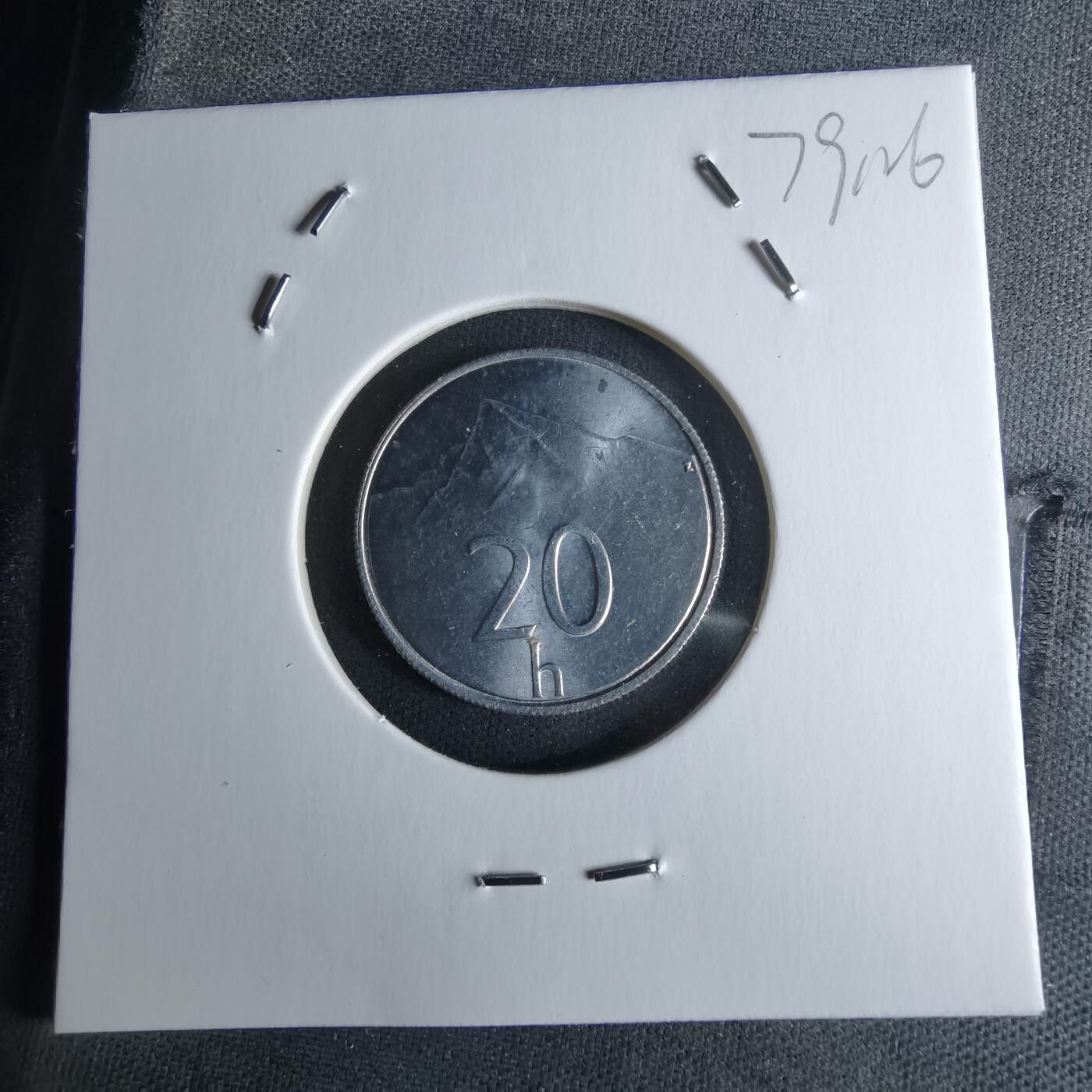 沼泽如烟--第979场 斯洛伐克1993年20赫勒